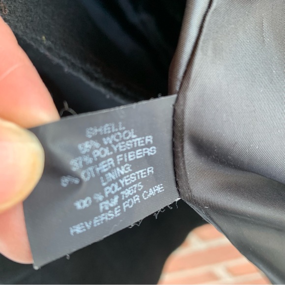 Double breasted wool blend coat by Anne Klein   size XL - Picture 8 of 11